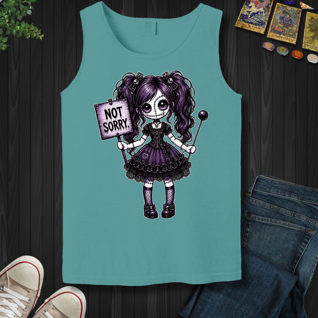 Not Sorry Voodoo Doll- Tank Top