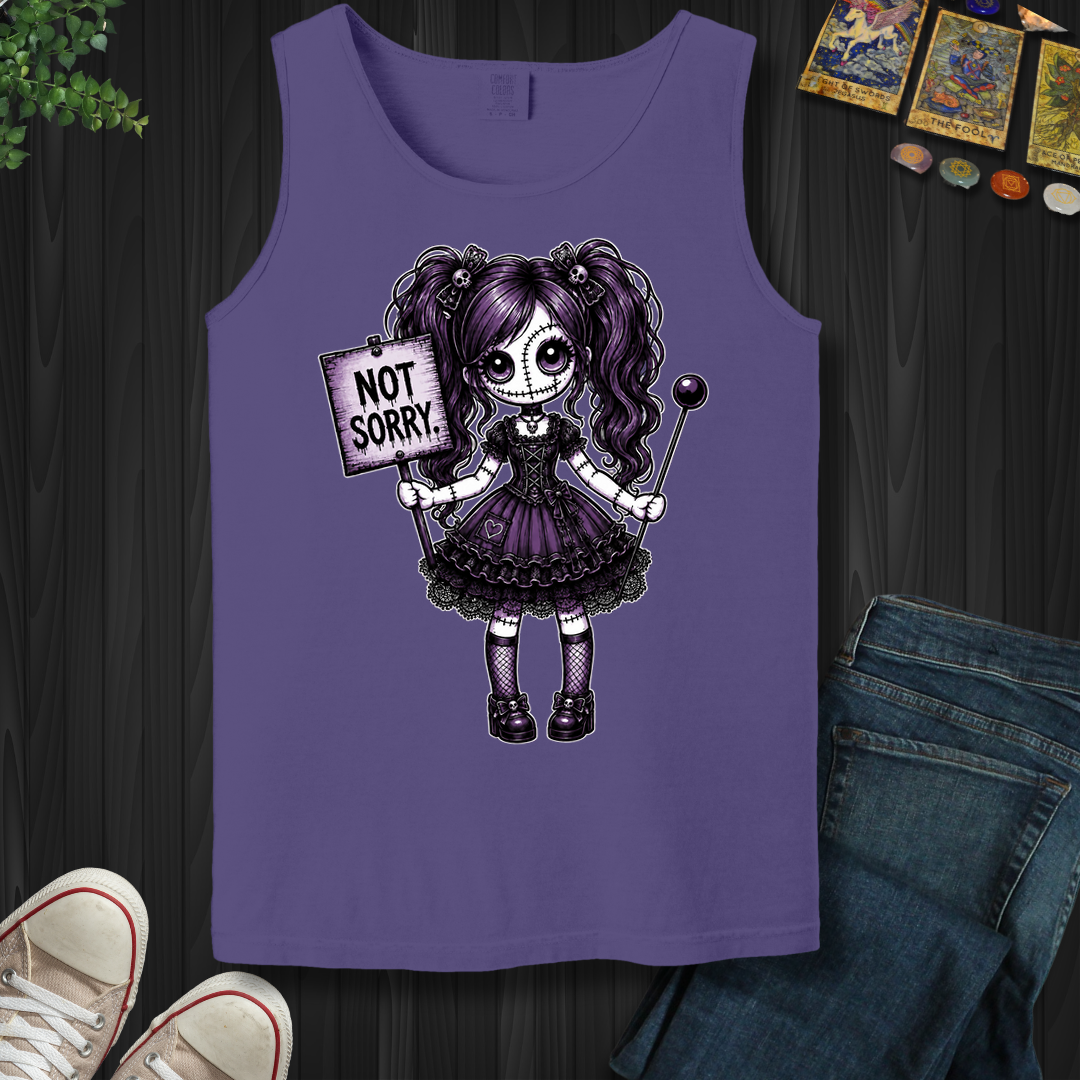 Not Sorry Voodoo Doll- Tank Top