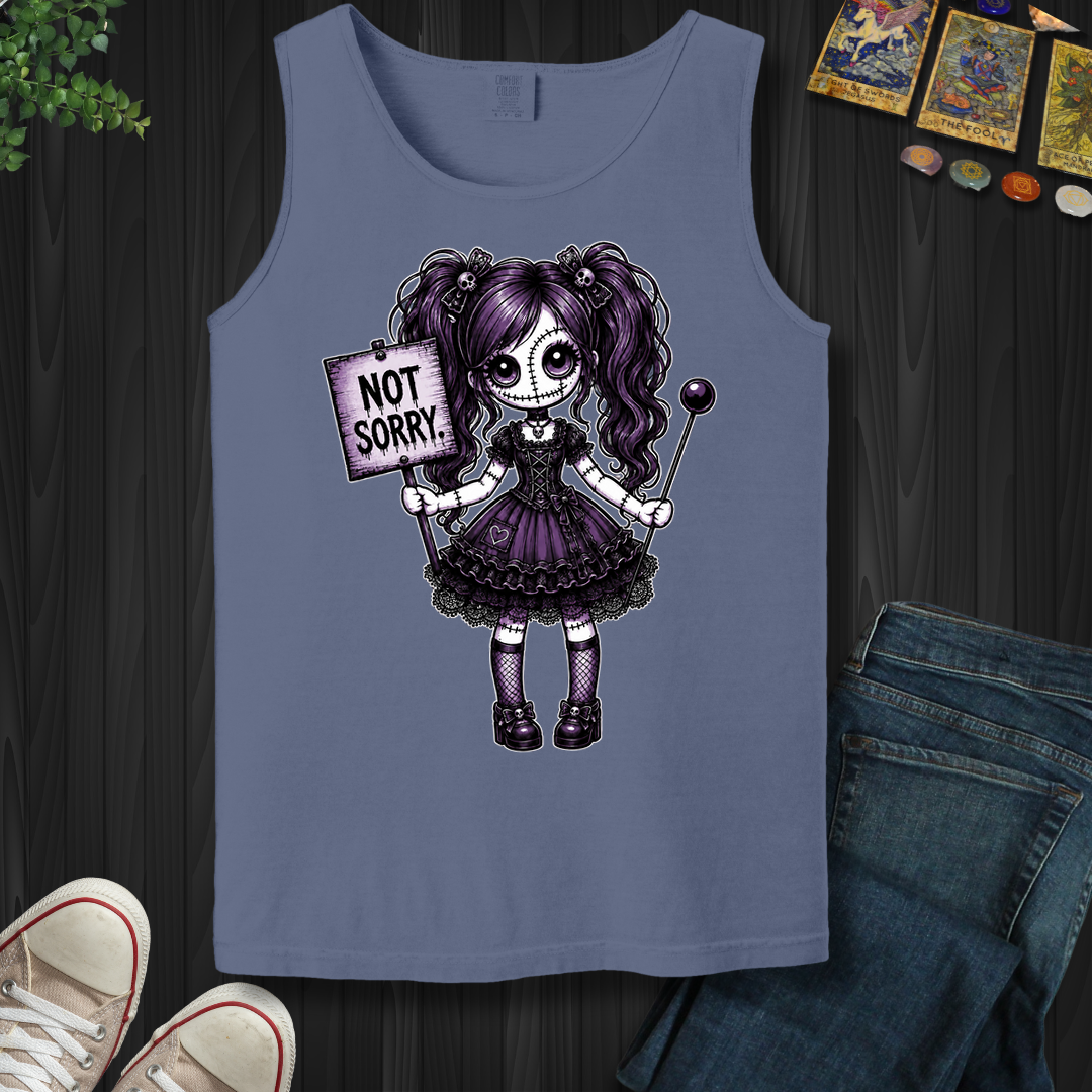 Not Sorry Voodoo Doll- Tank Top