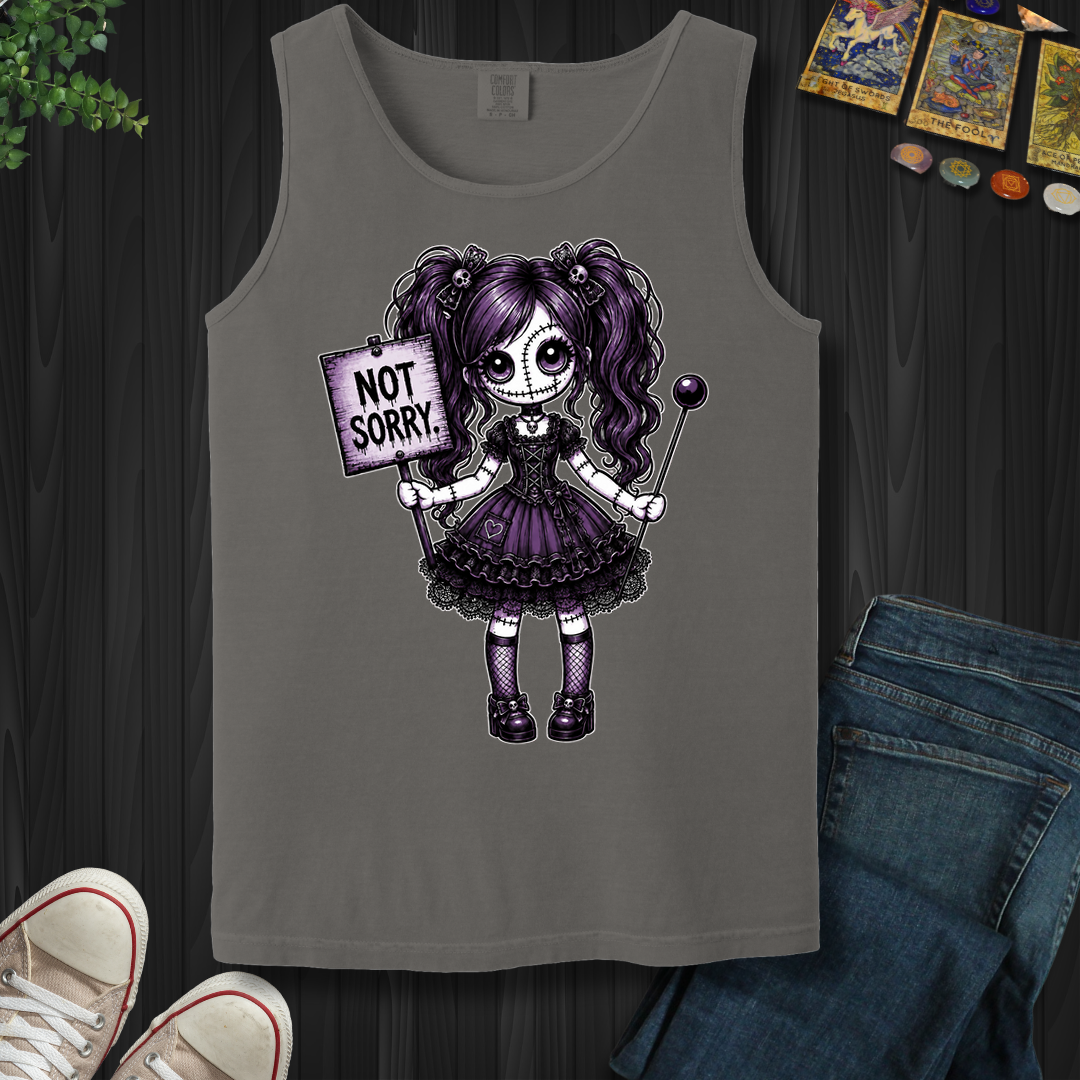 Not Sorry Voodoo Doll- Tank Top