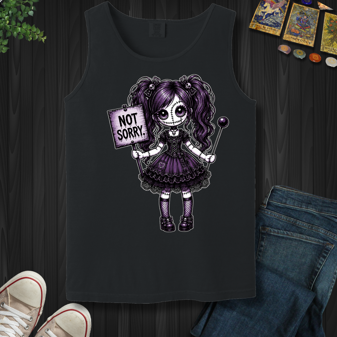 Not Sorry Voodoo Doll- Tank Top