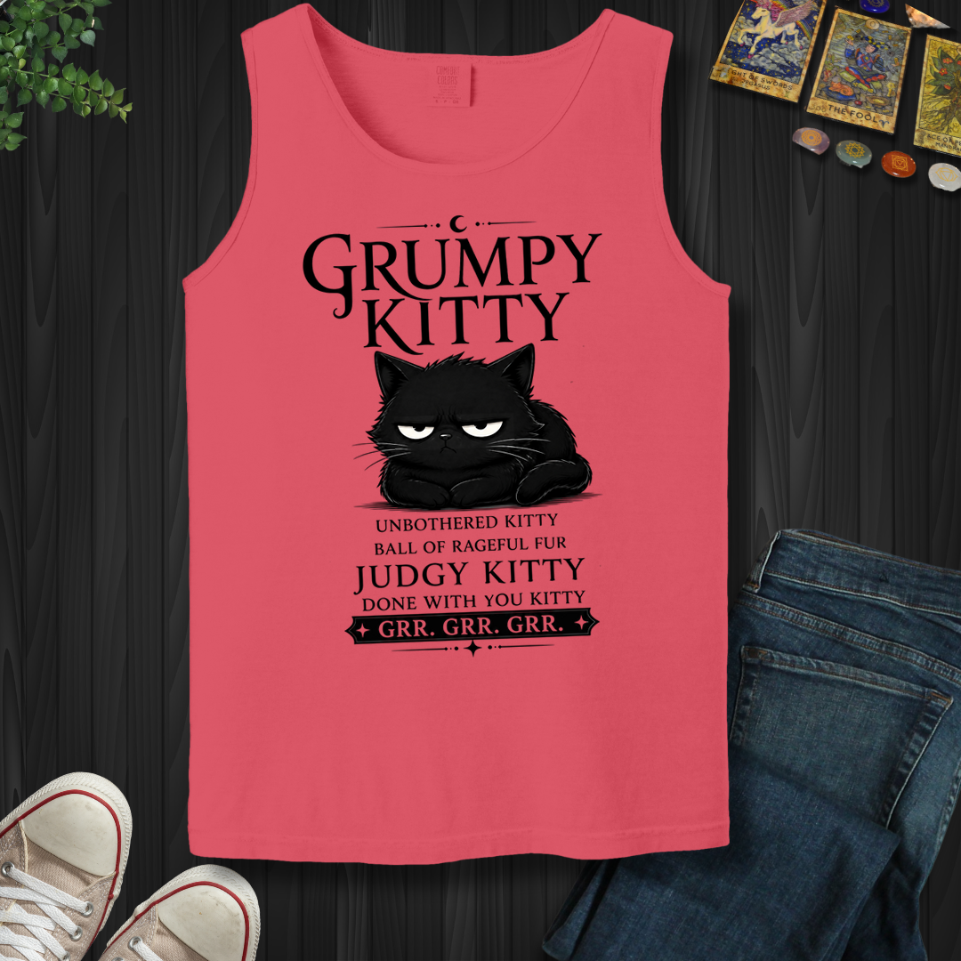 Grumpy Kitty- Tank Top