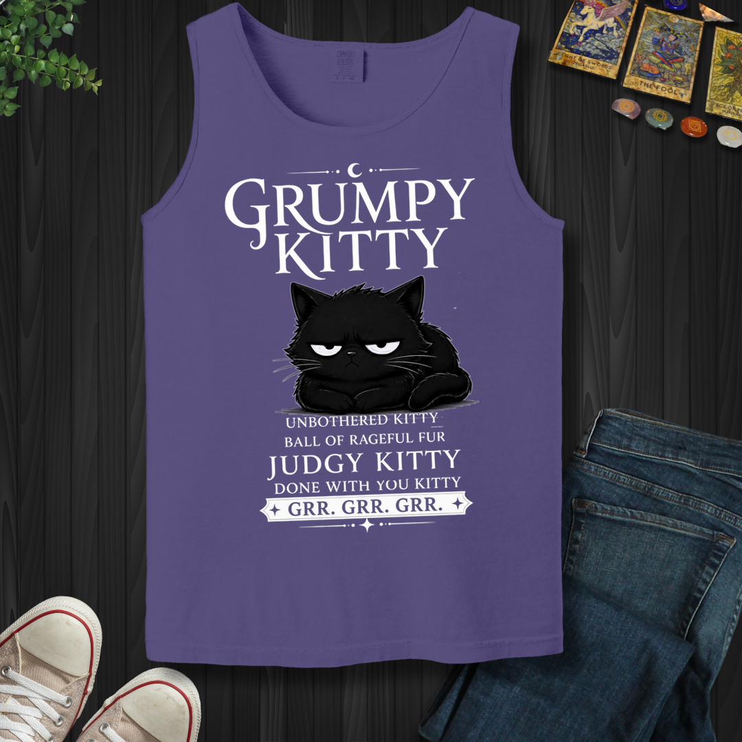 Grumpy Kitty- Tank Top