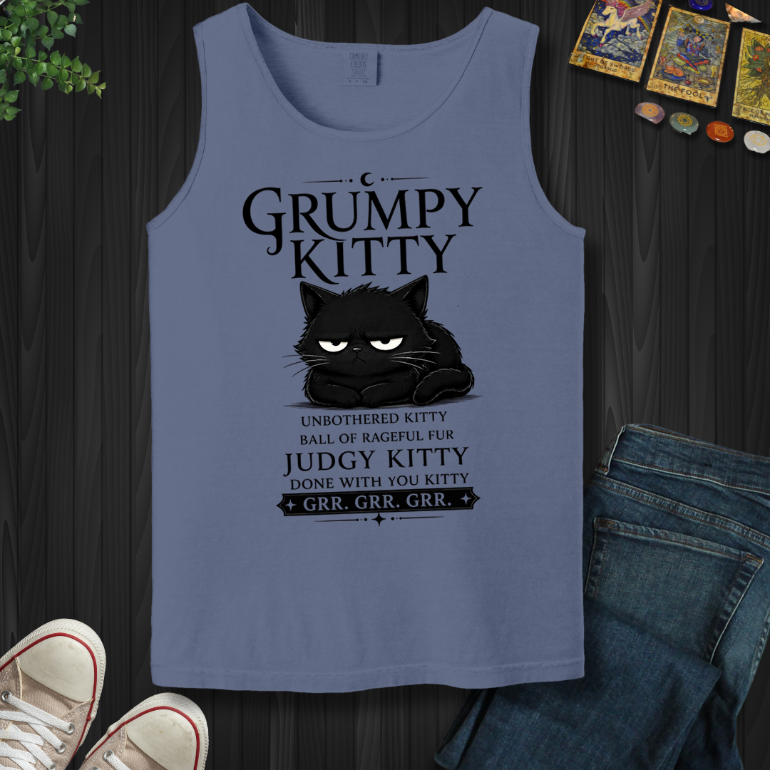 Grumpy Kitty- Tank Top