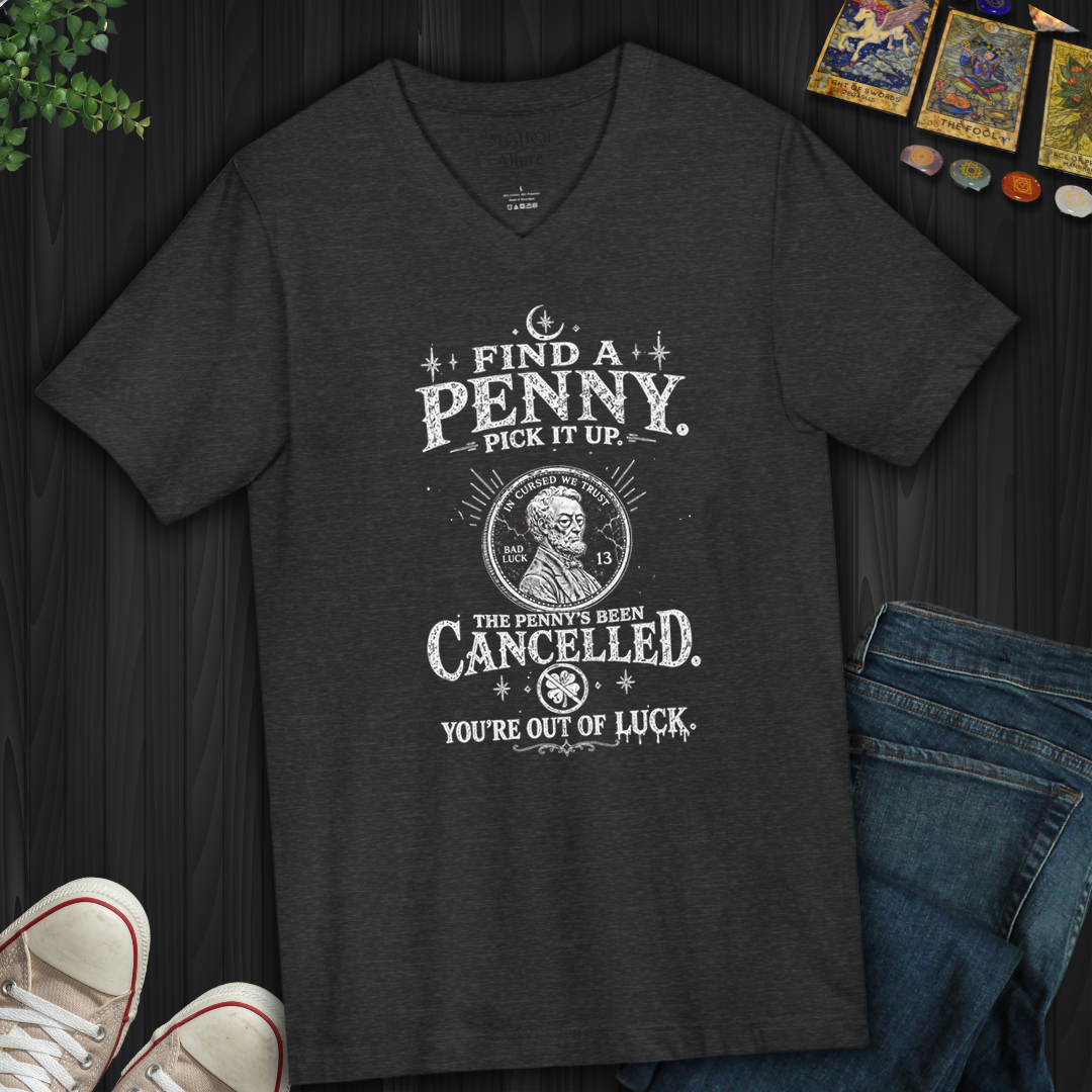 Find A Penny Pick It Up- V-Neck