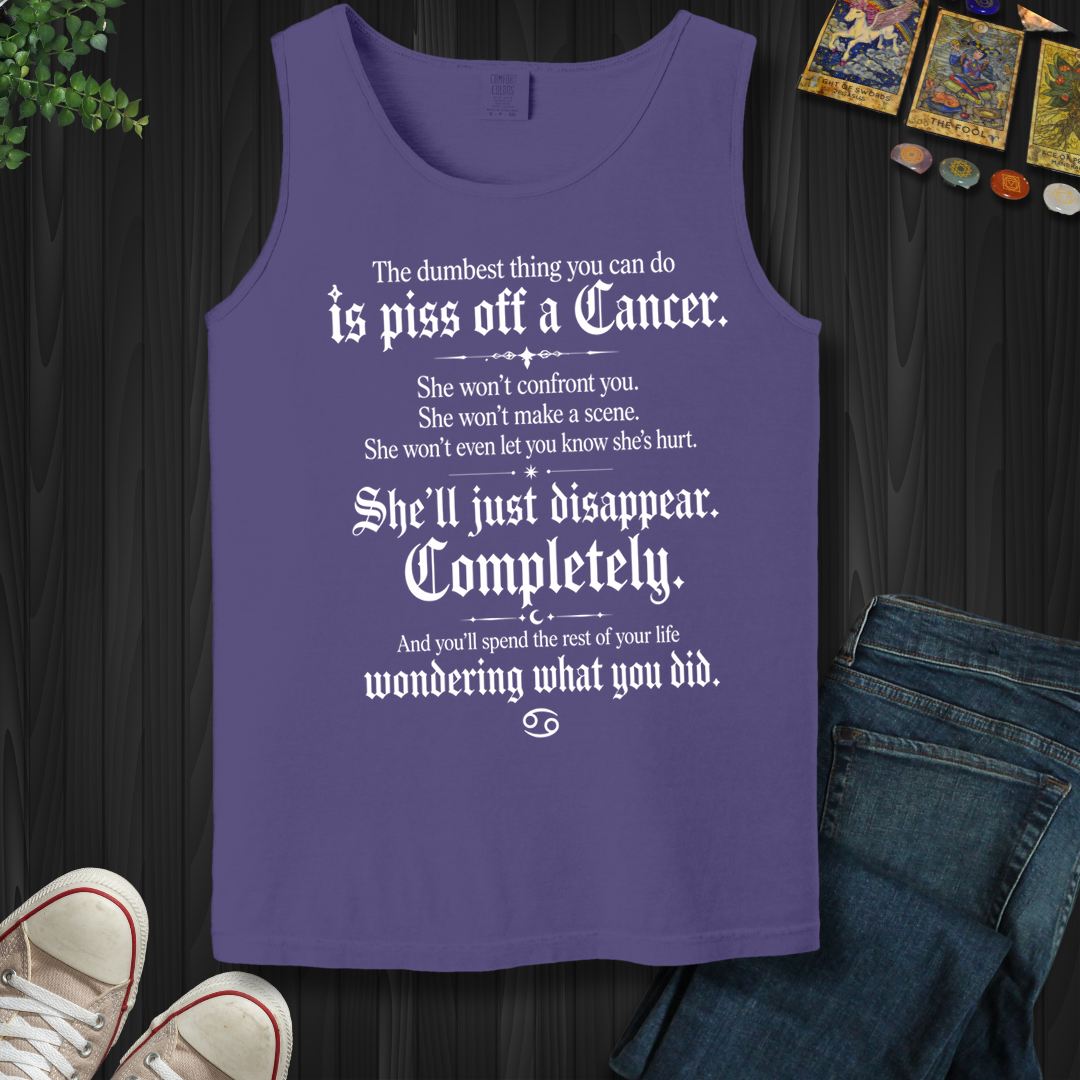 Dumbest Thing You Can Do Cancer- Tank Top