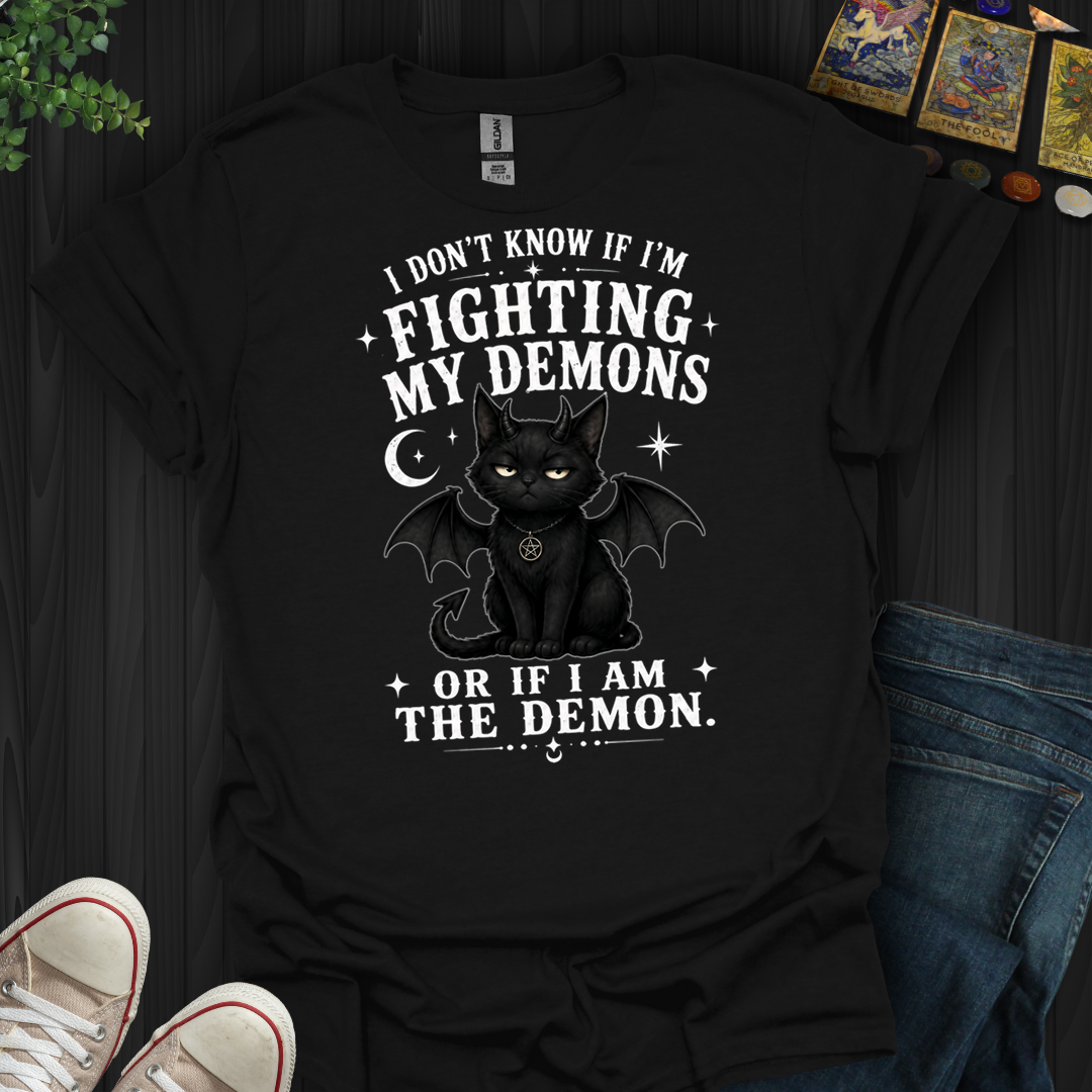 Fighting The Demon Or Am The Demon- T-Shirt