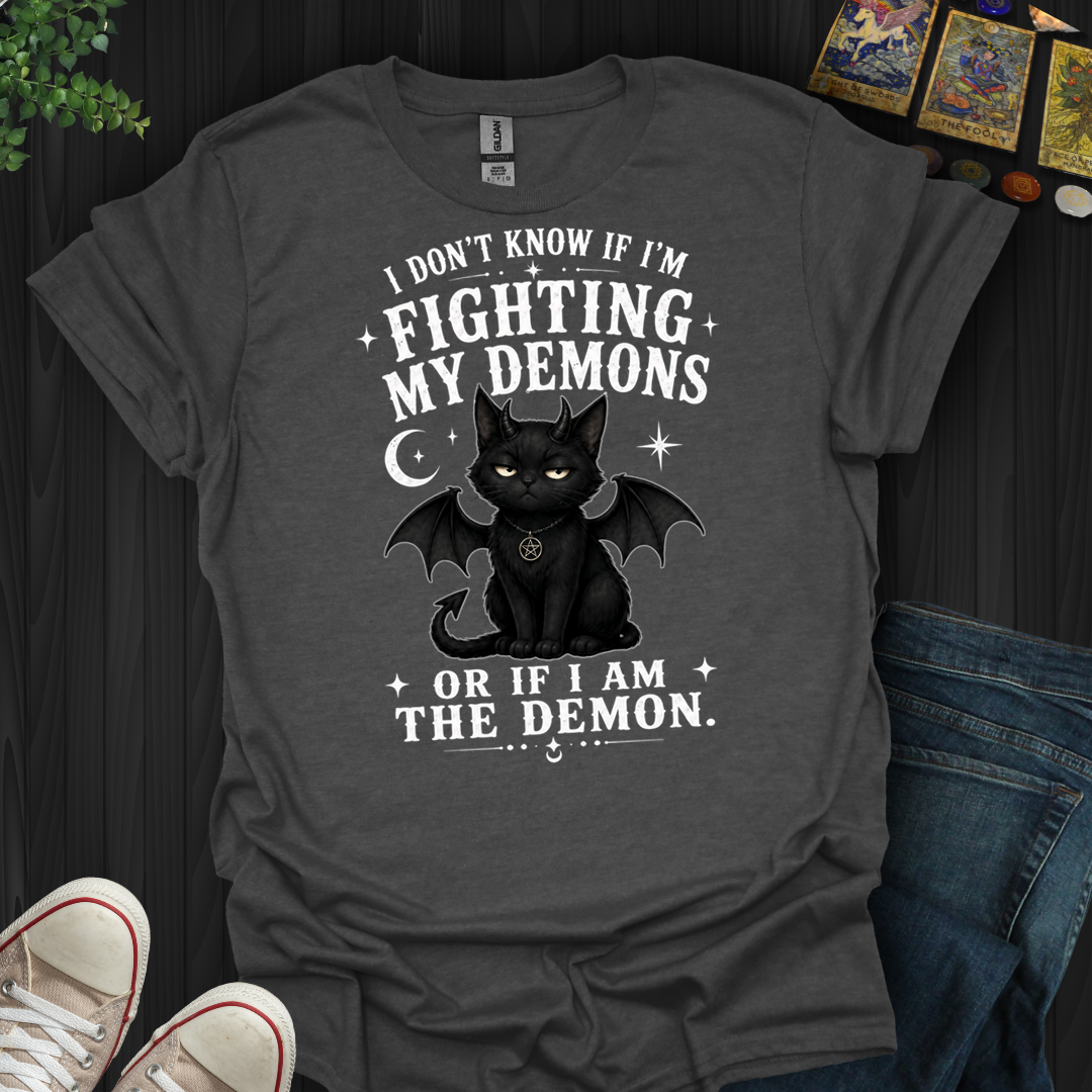 Fighting The Demon Or Am The Demon- T-Shirt