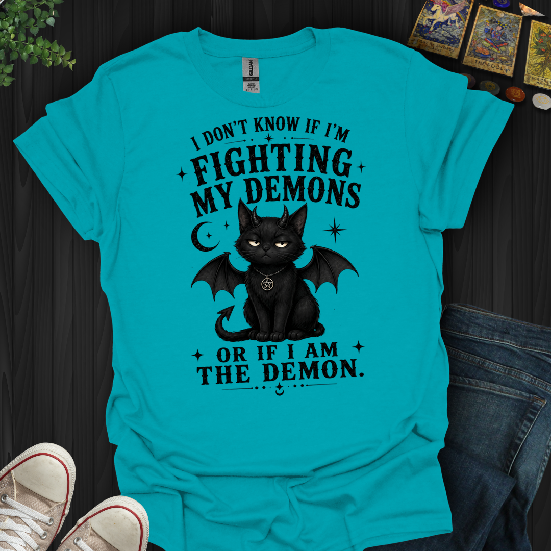 Fighting The Demon Or Am The Demon- T-Shirt