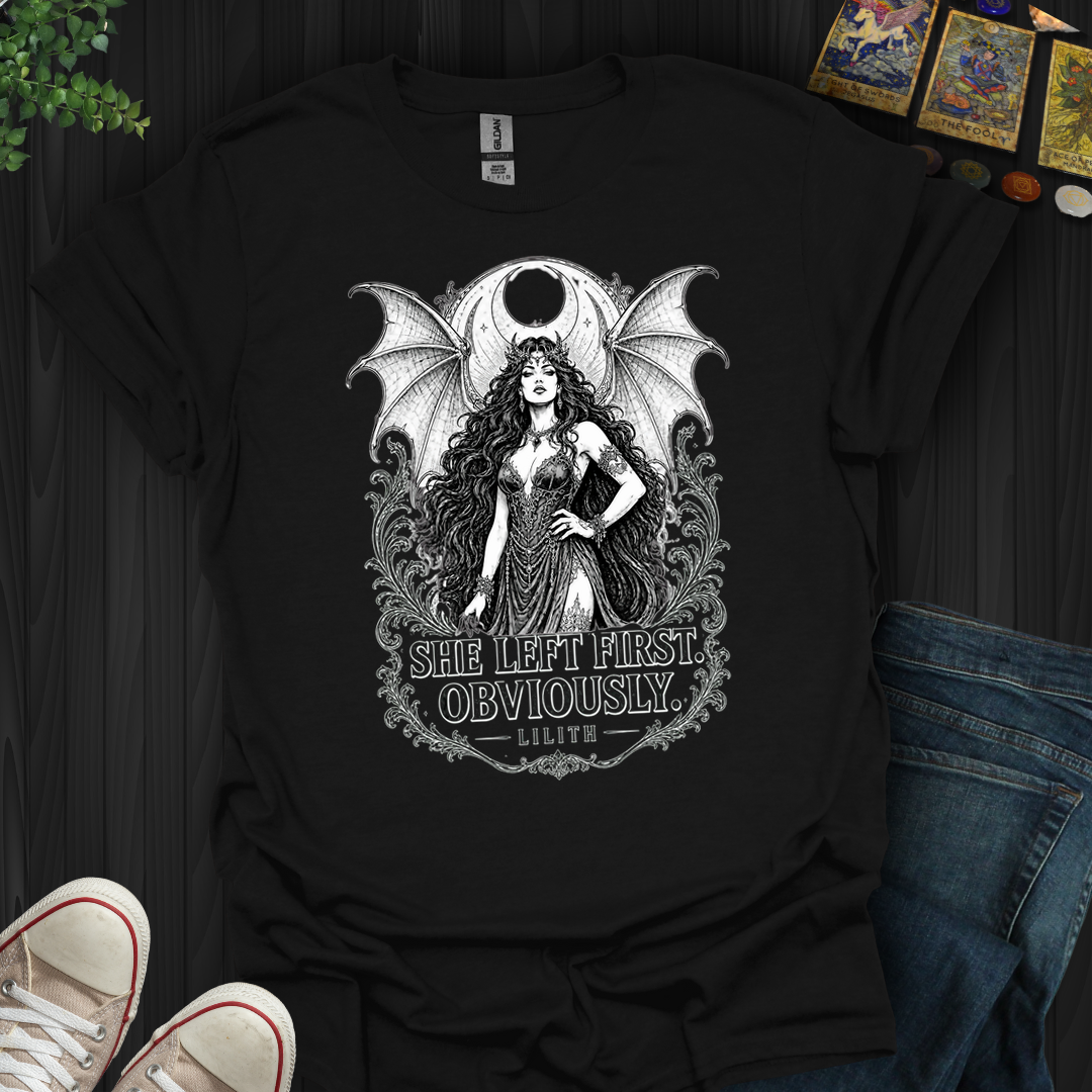 She Left First- T-Shirt