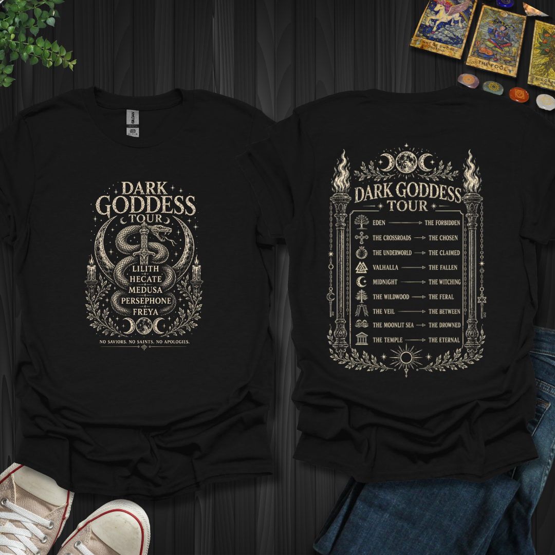 Dark Goddess Tour Front & Back T-Shirt