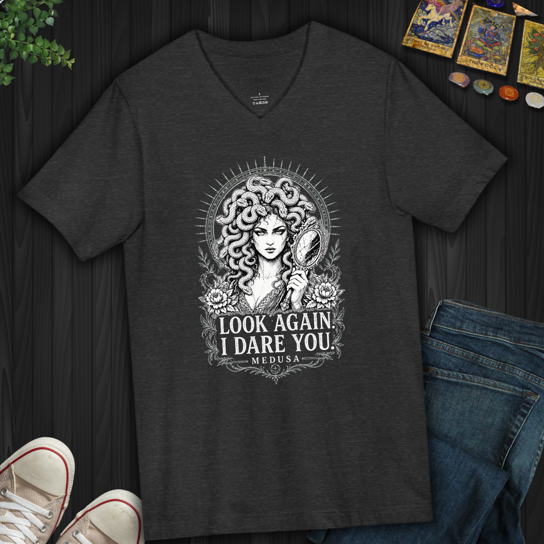 Look Again Medusa- V-Neck