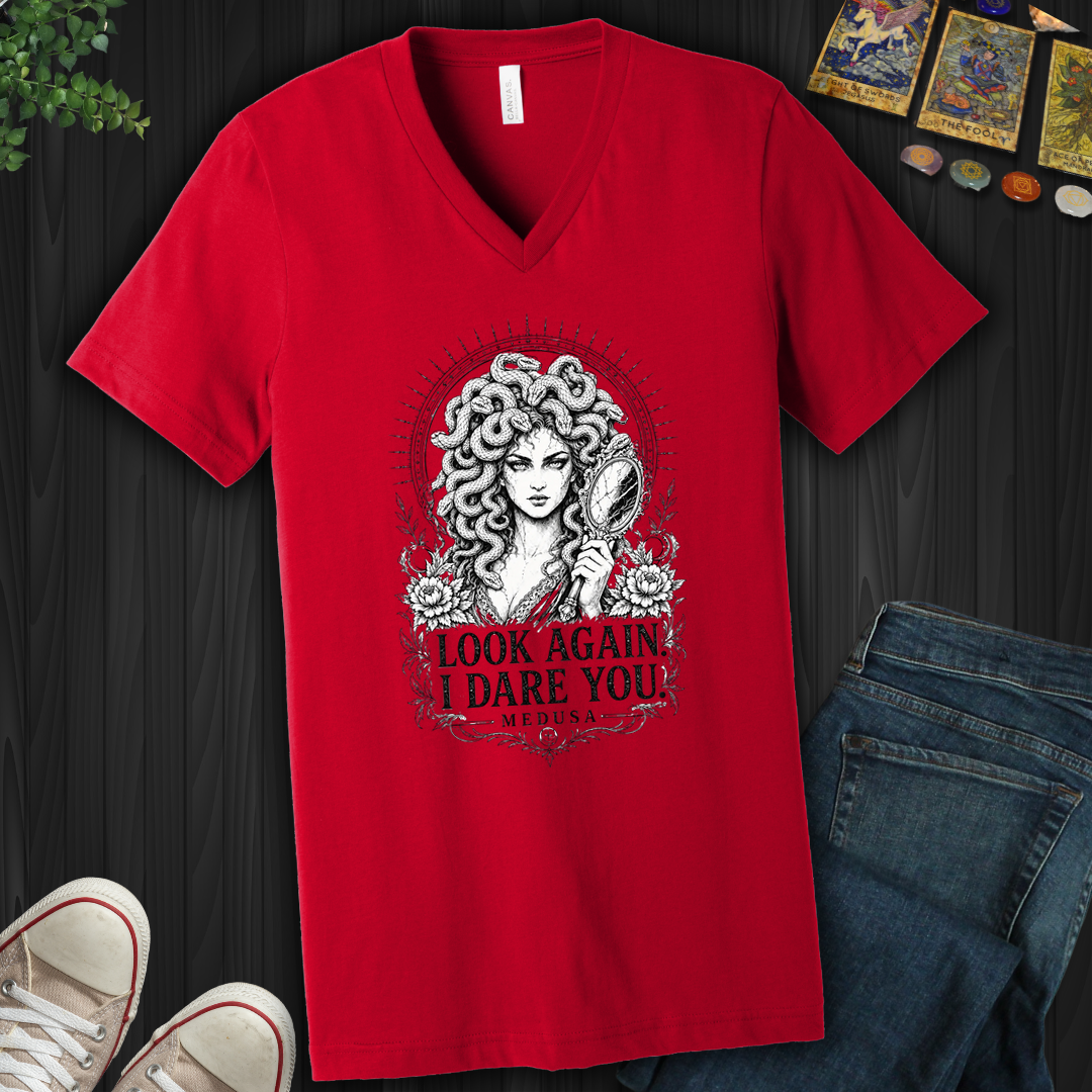 Look Again Medusa- V-Neck