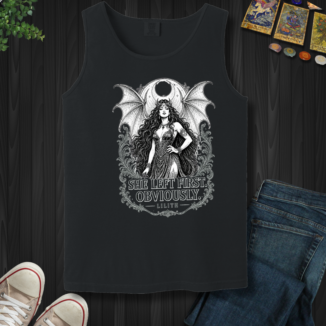 She Left First- Tank Top