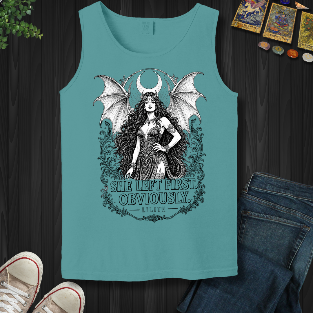 She Left First- Tank Top