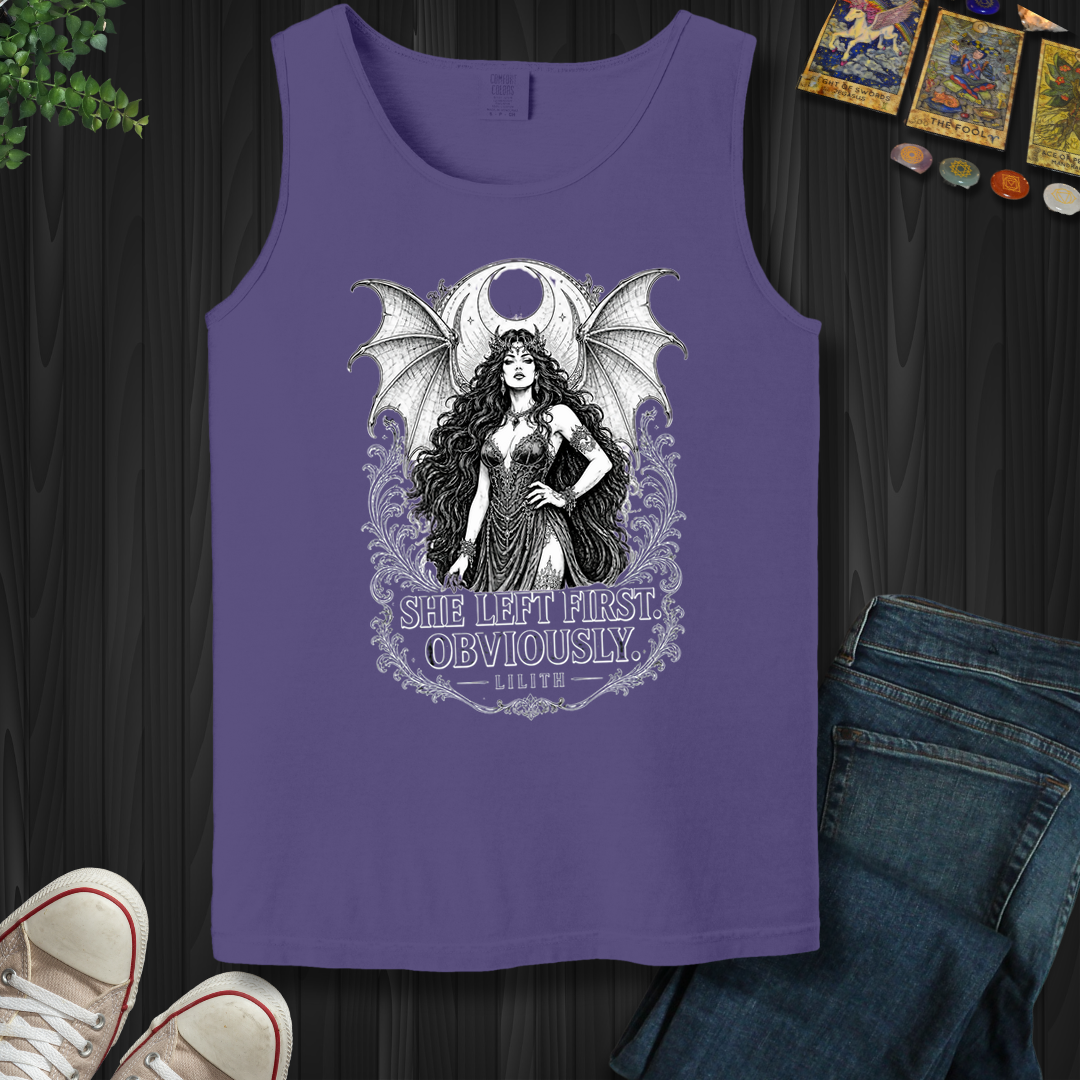 She Left First- Tank Top