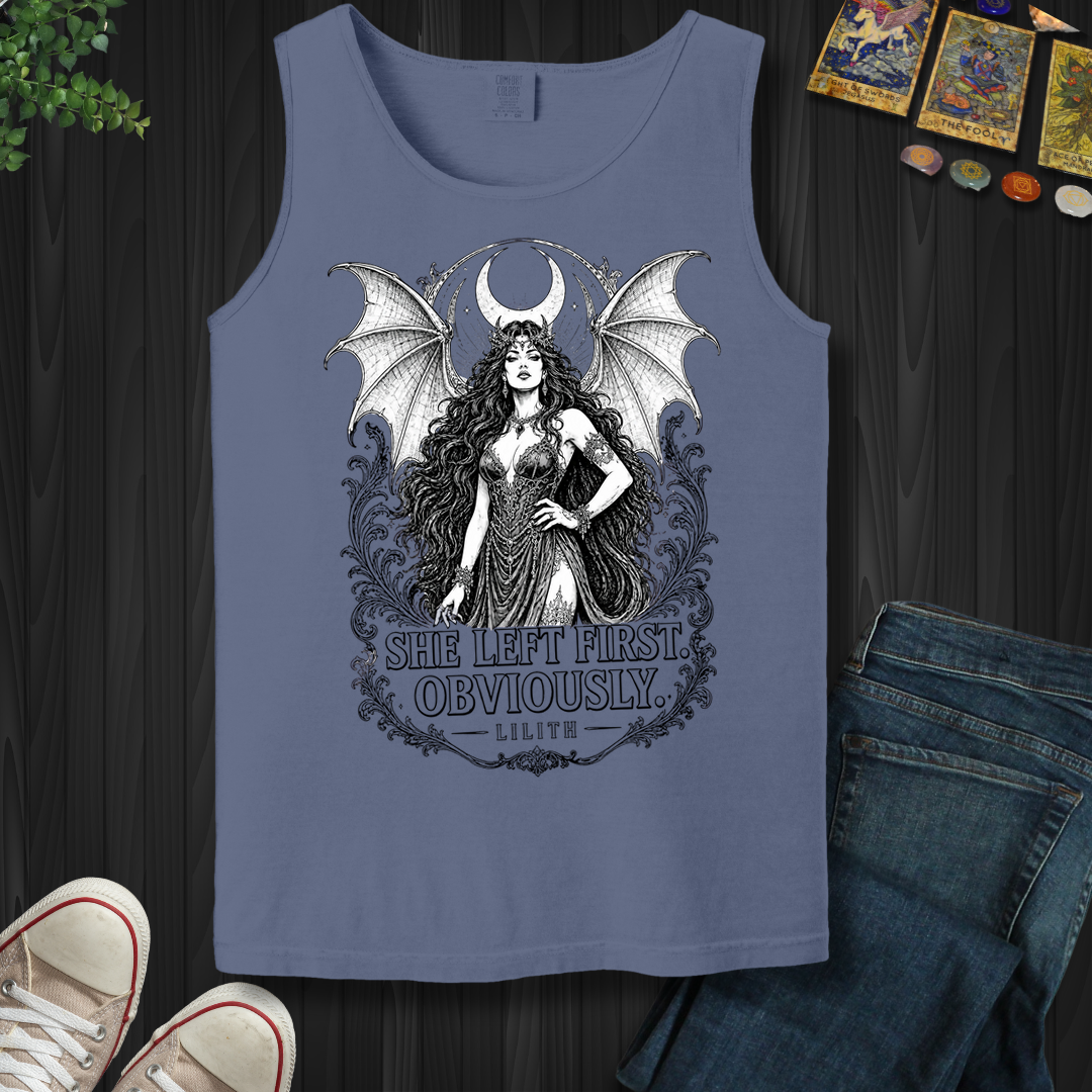 She Left First- Tank Top