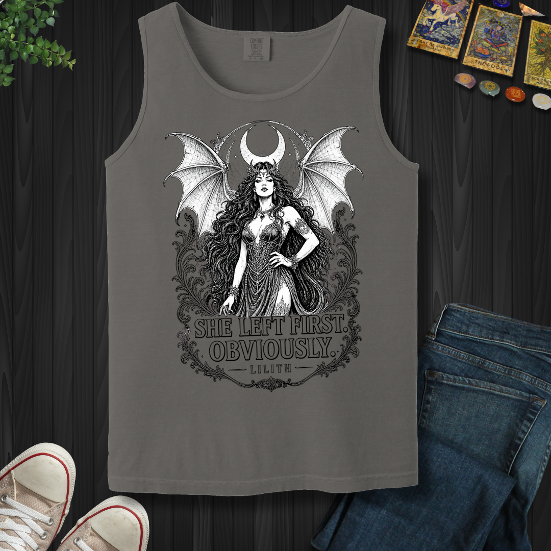 She Left First- Tank Top