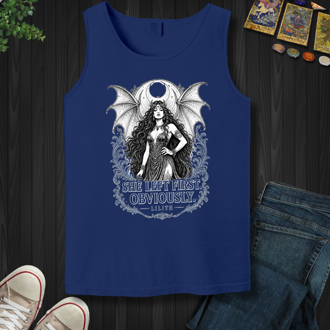 She Left First- Tank Top