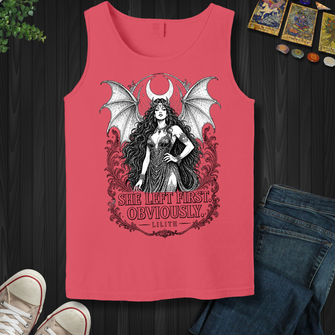 She Left First- Tank Top