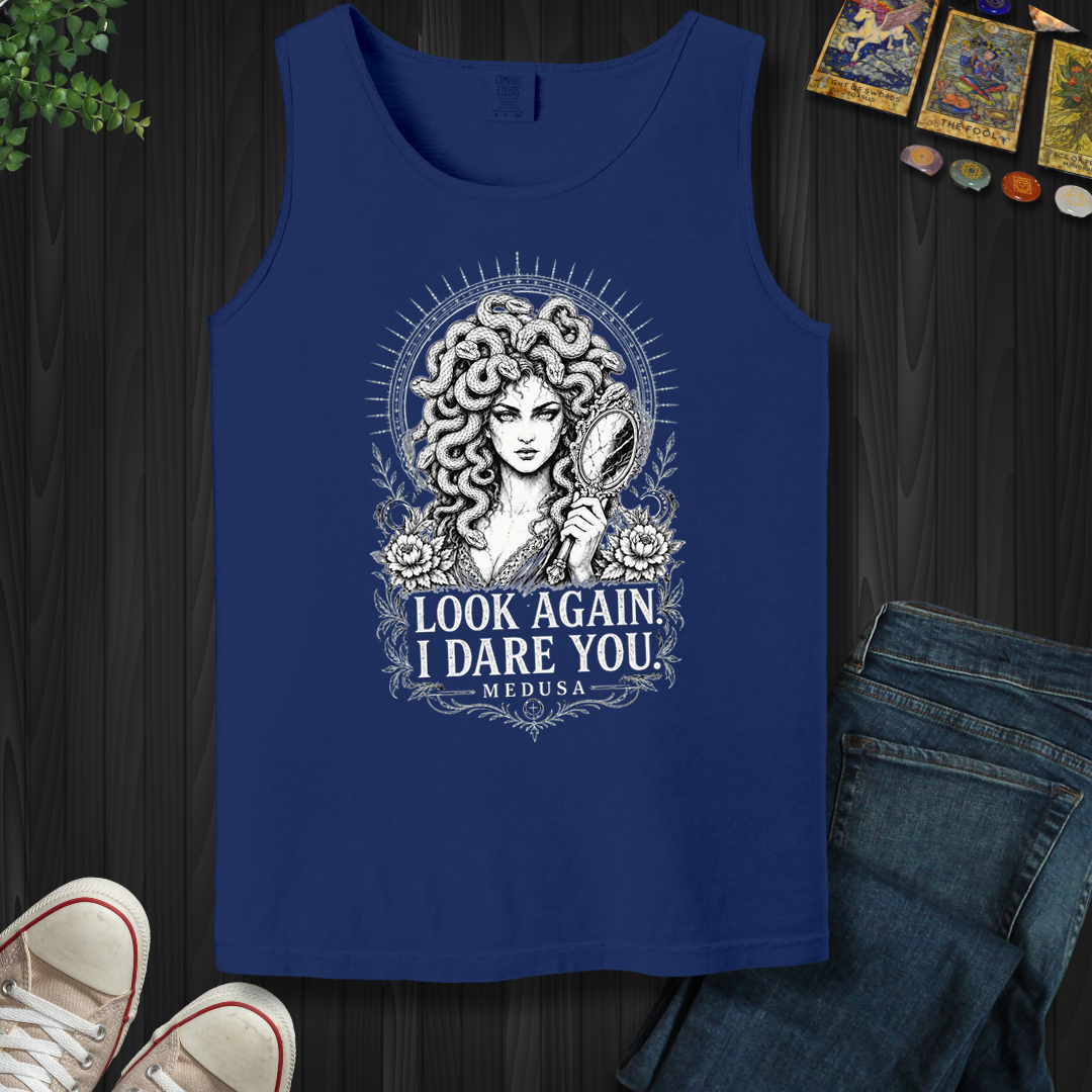 Look Again Medusa- Tank Top