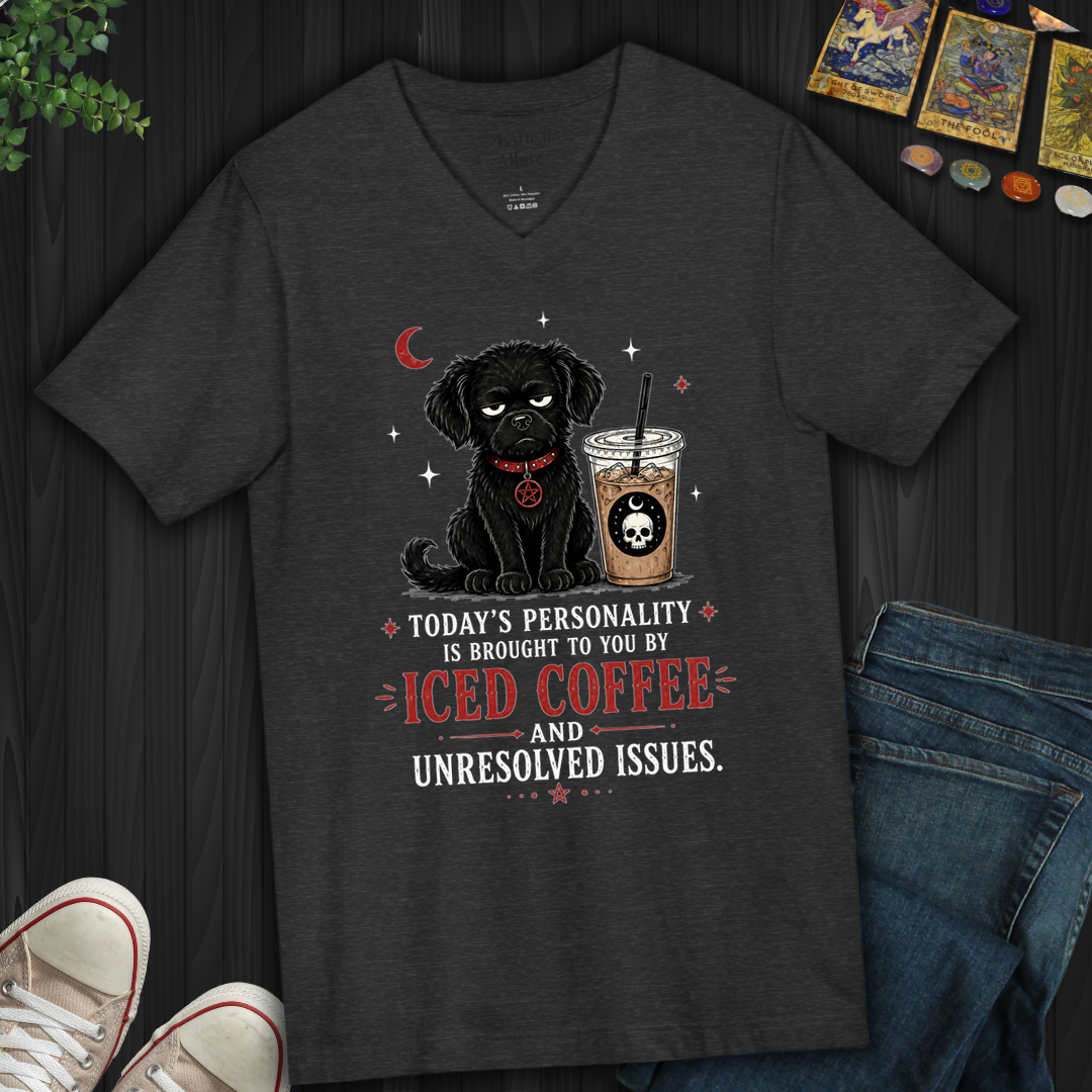 Today's Personality , Dog- V-Neck