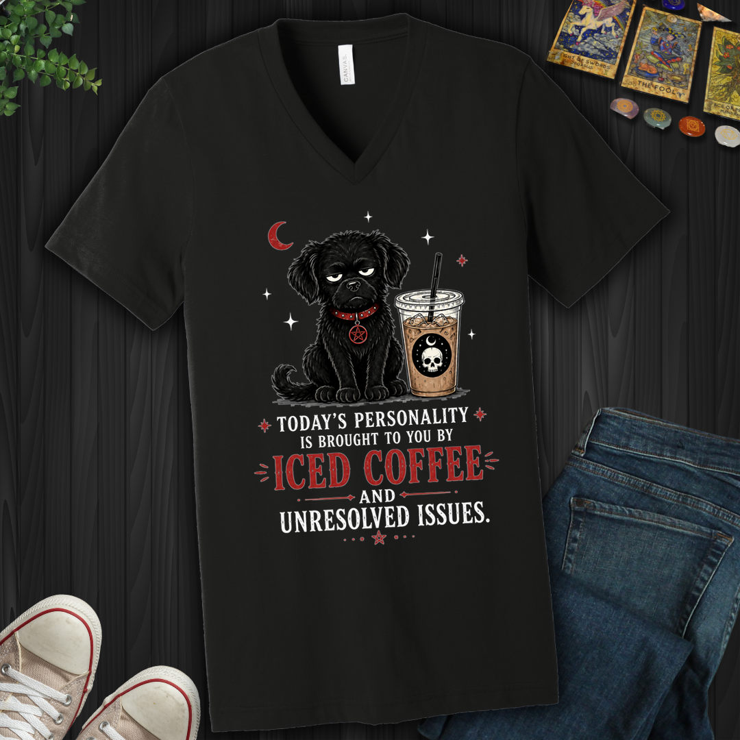 Today's Personality , Dog- V-Neck