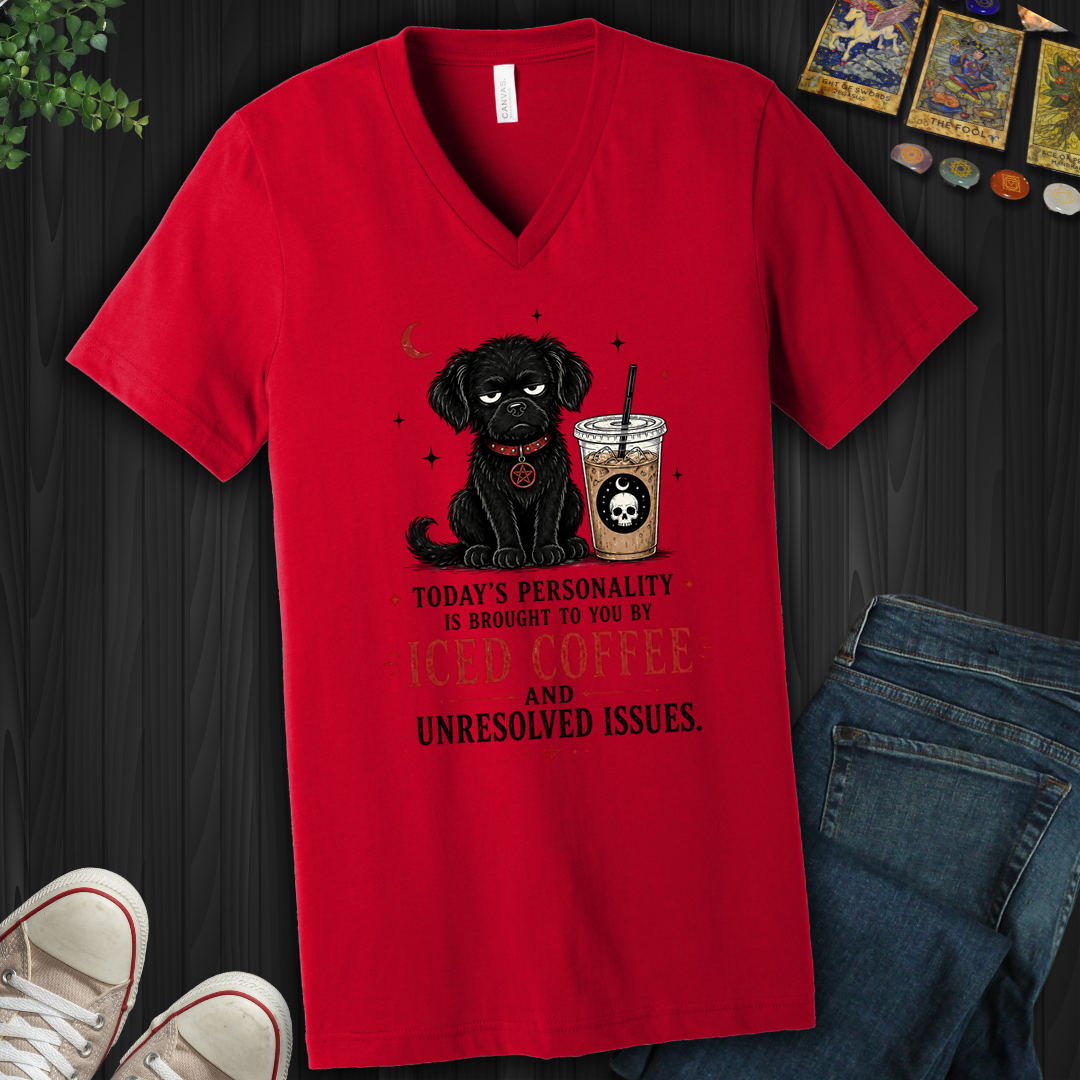 Today's Personality , Dog- V-Neck