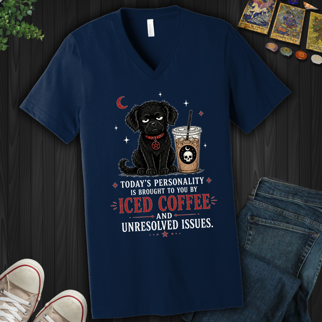 Today's Personality , Dog- V-Neck