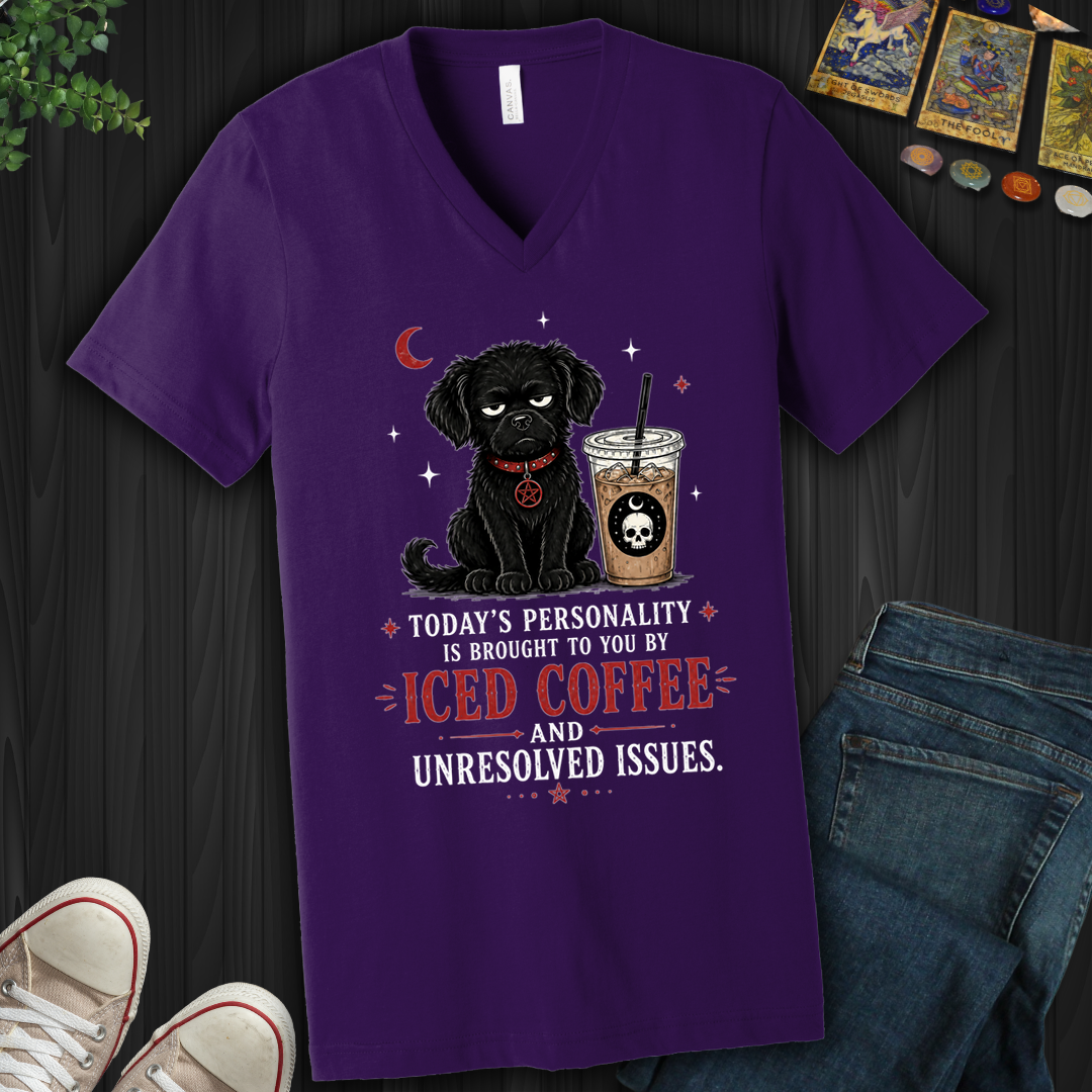 Today's Personality , Dog- V-Neck