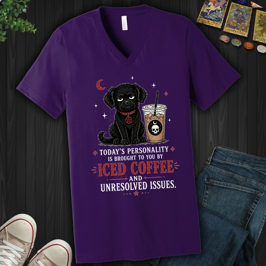 Today's Personality , Dog- V-Neck