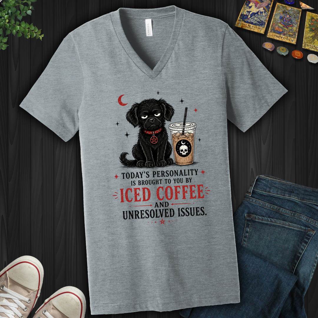 Today's Personality , Dog- V-Neck