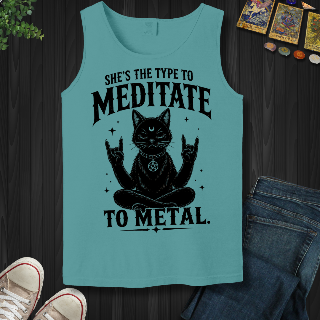 Meditate To Metal- Tank Top