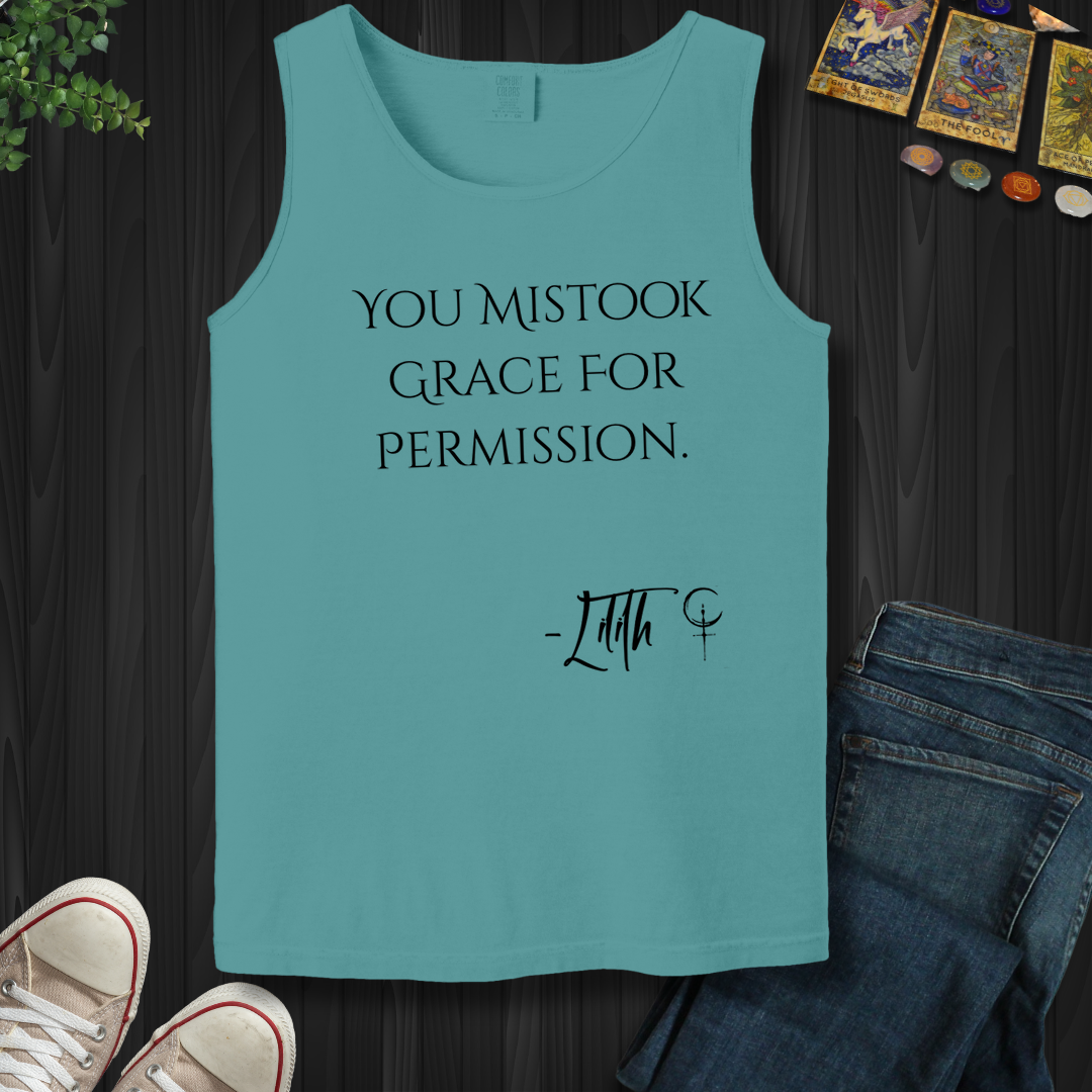 You Mistook Grace- Tank Top