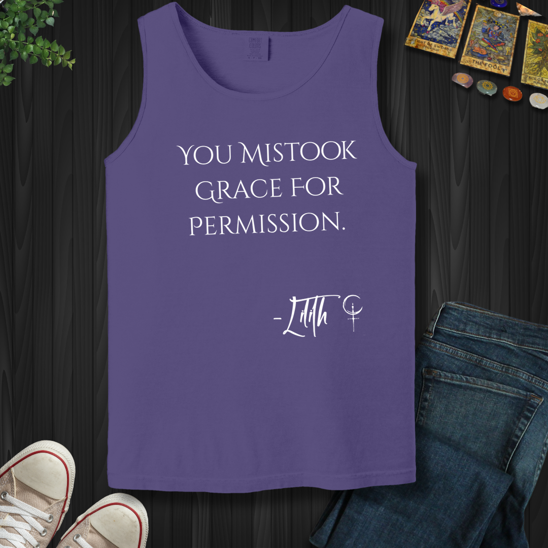 You Mistook Grace- Tank Top