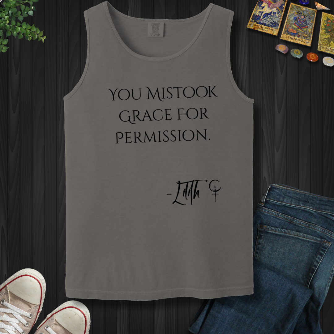 You Mistook Grace- Tank Top