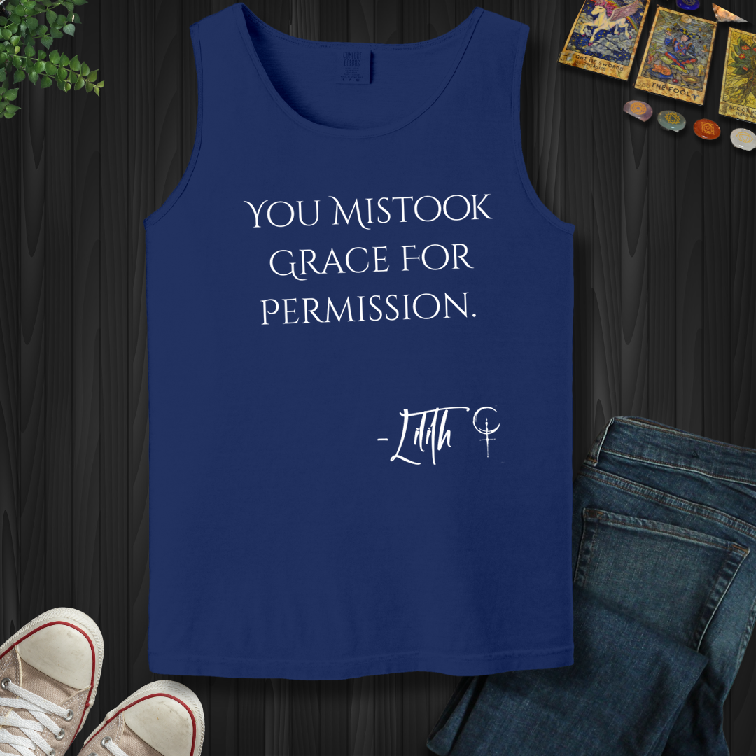 You Mistook Grace- Tank Top