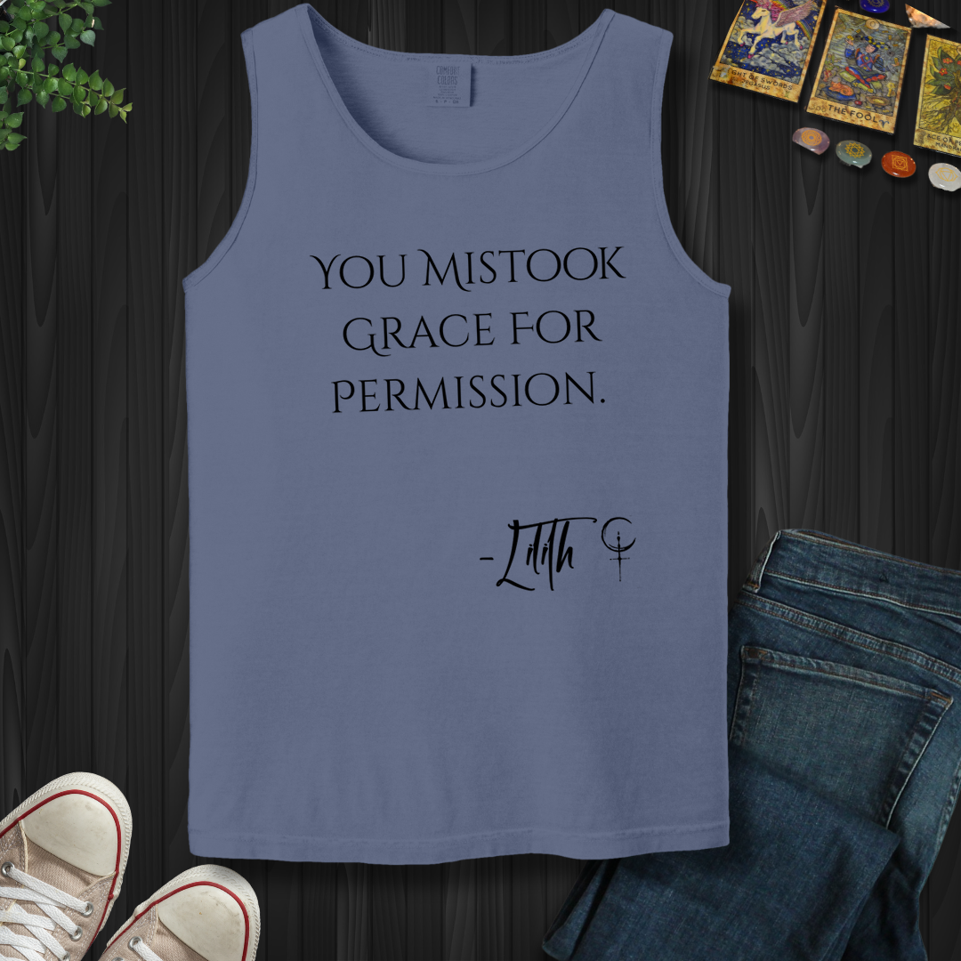 You Mistook Grace- Tank Top