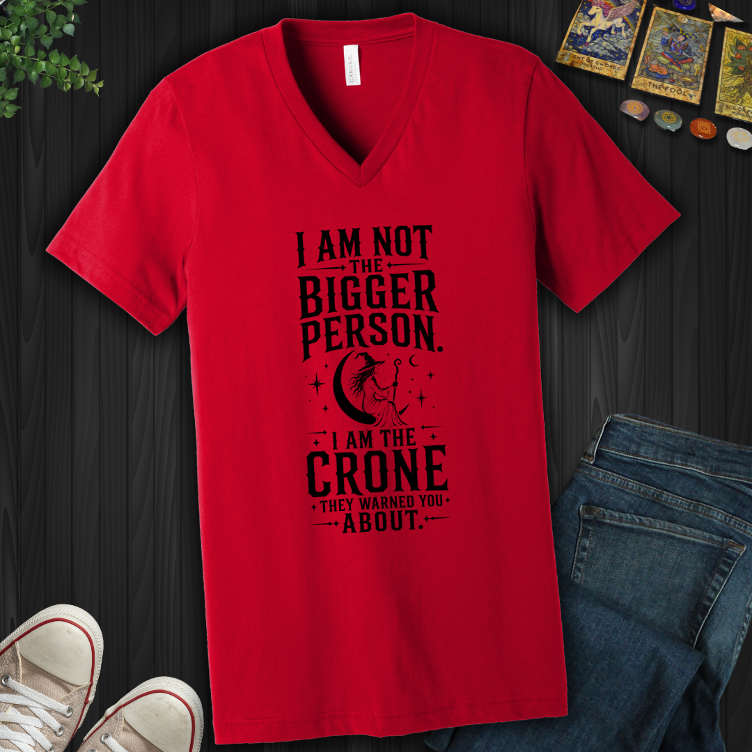 The Crone They Warned You About- V-Neck
