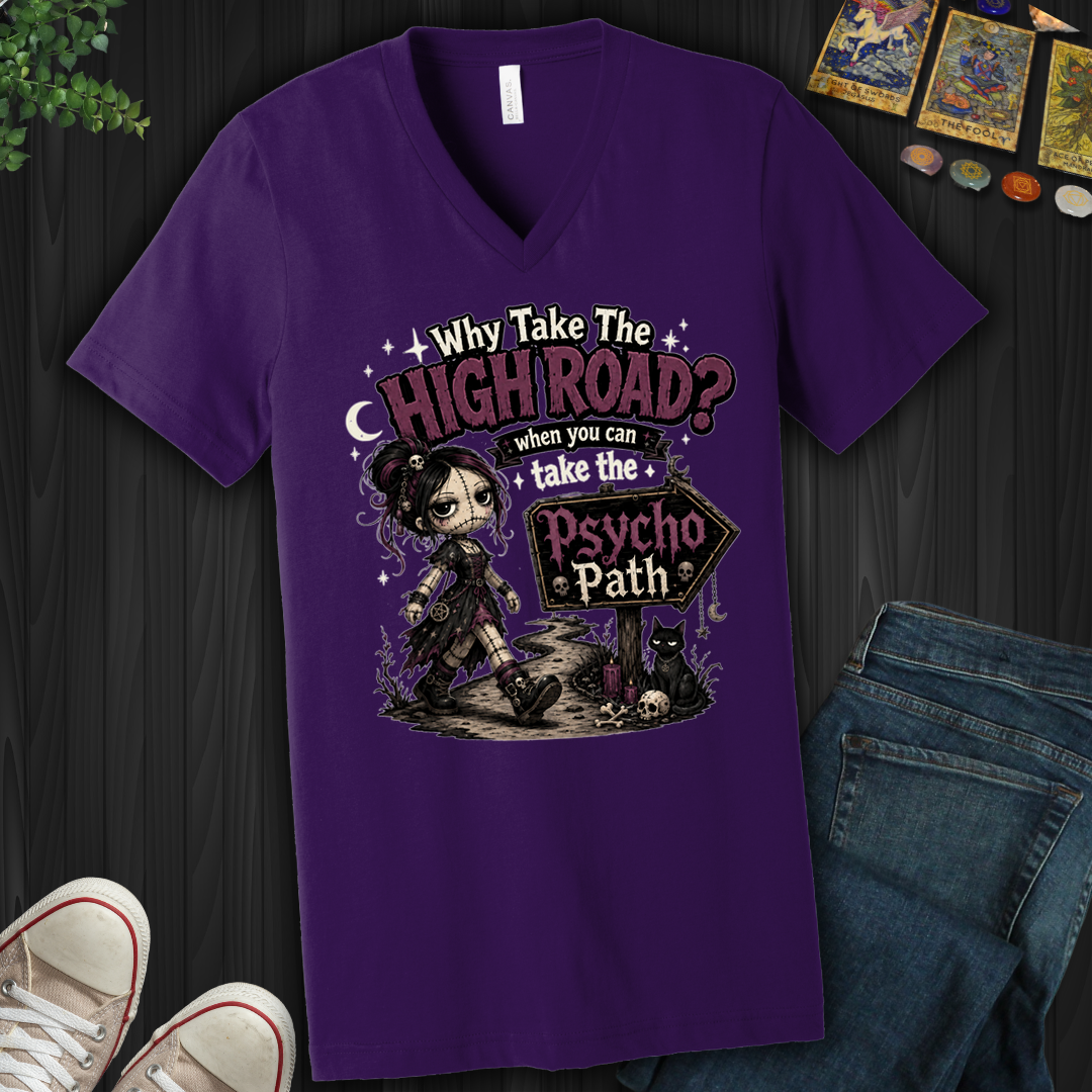 Psycho Path- V-Neck