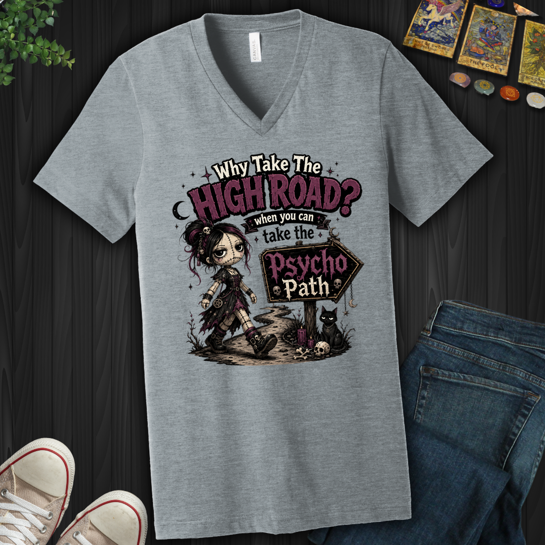 Psycho Path- V-Neck