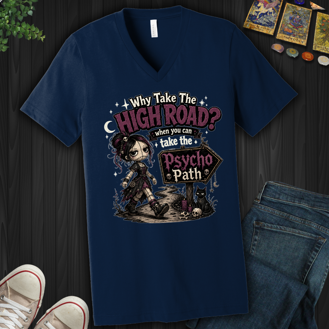 Psycho Path- V-Neck