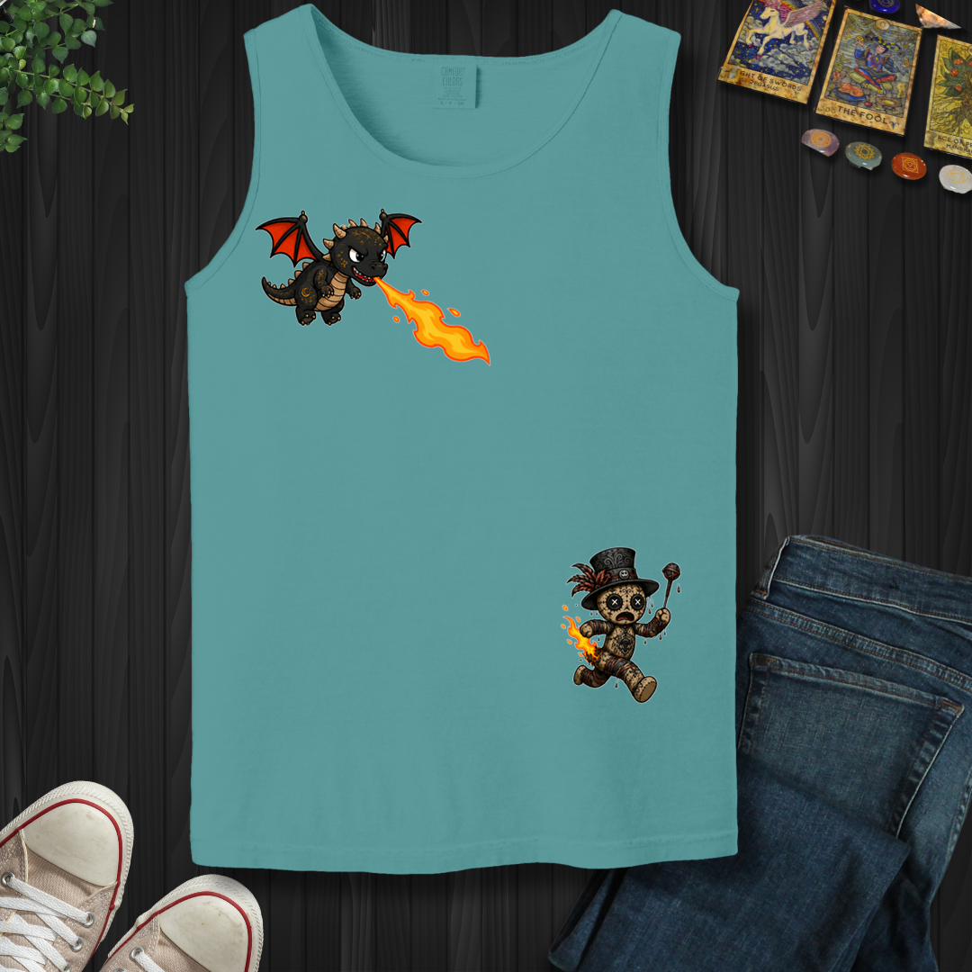 F'D Around And Found Fire- Tank Top