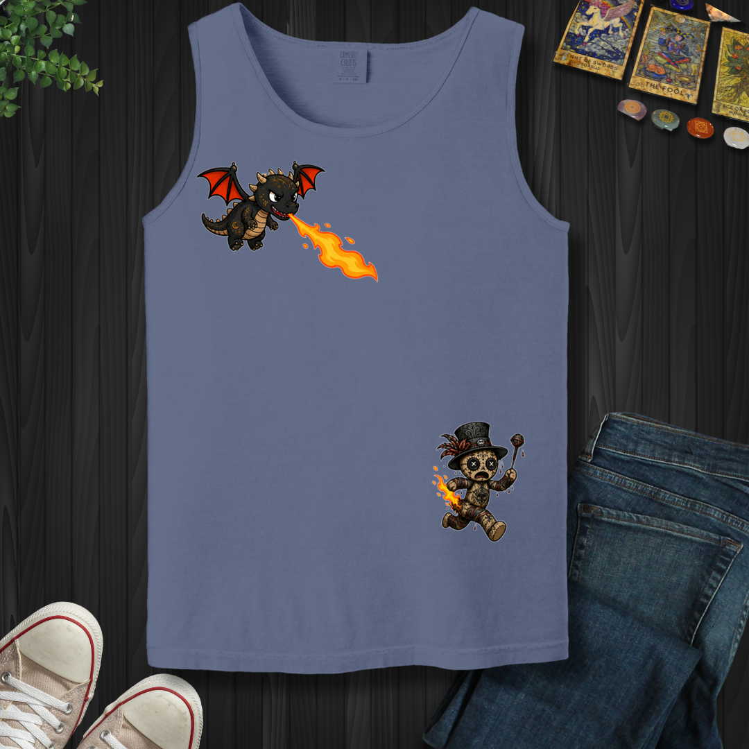 F'D Around And Found Fire- Tank Top