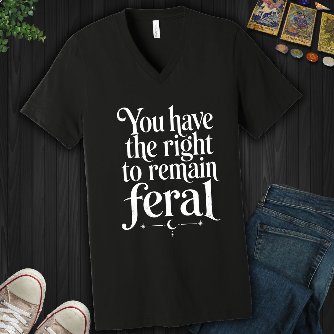 The Right To Remain Feral- V-Neck