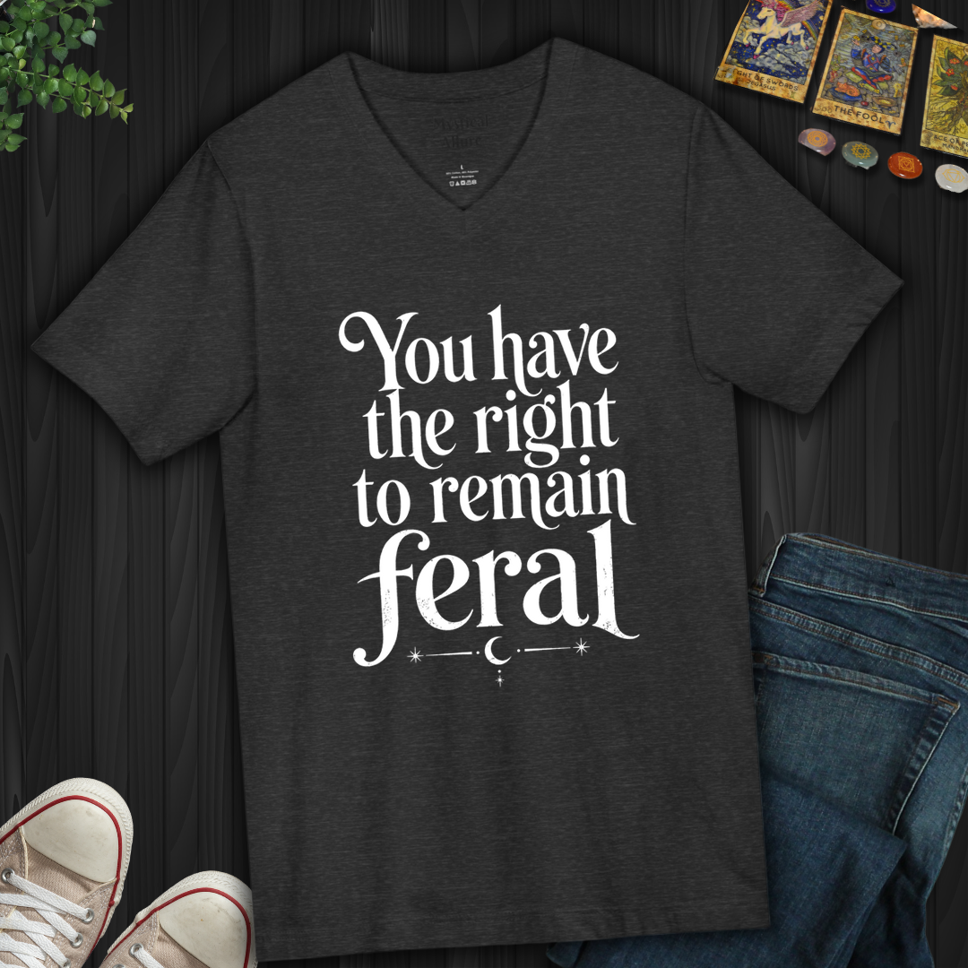 The Right To Remain Feral- V-Neck