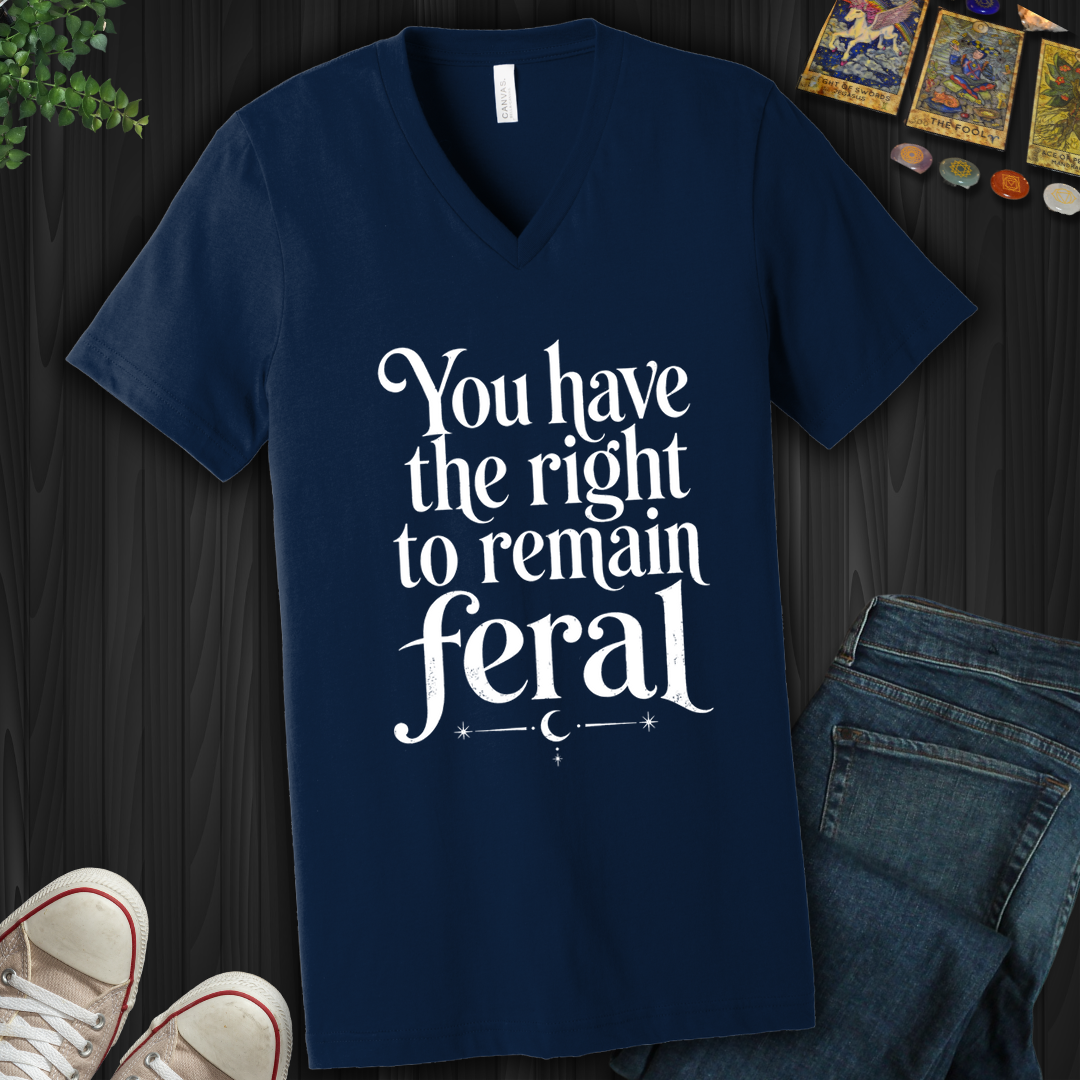 The Right To Remain Feral- V-Neck