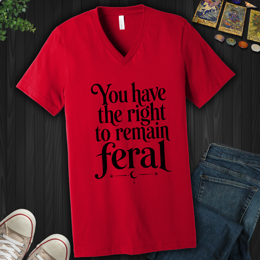 The Right To Remain Feral- V-Neck