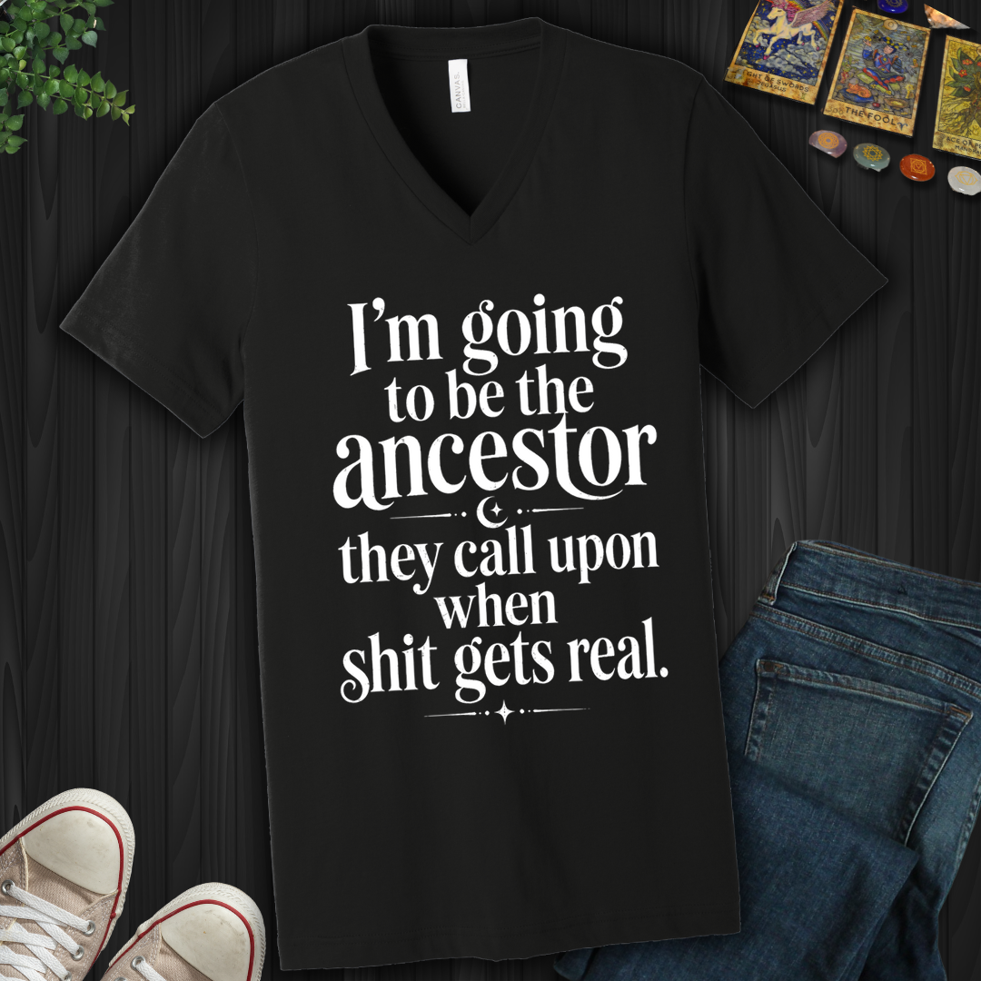 The Ancestor They Call Upon- V-Neck