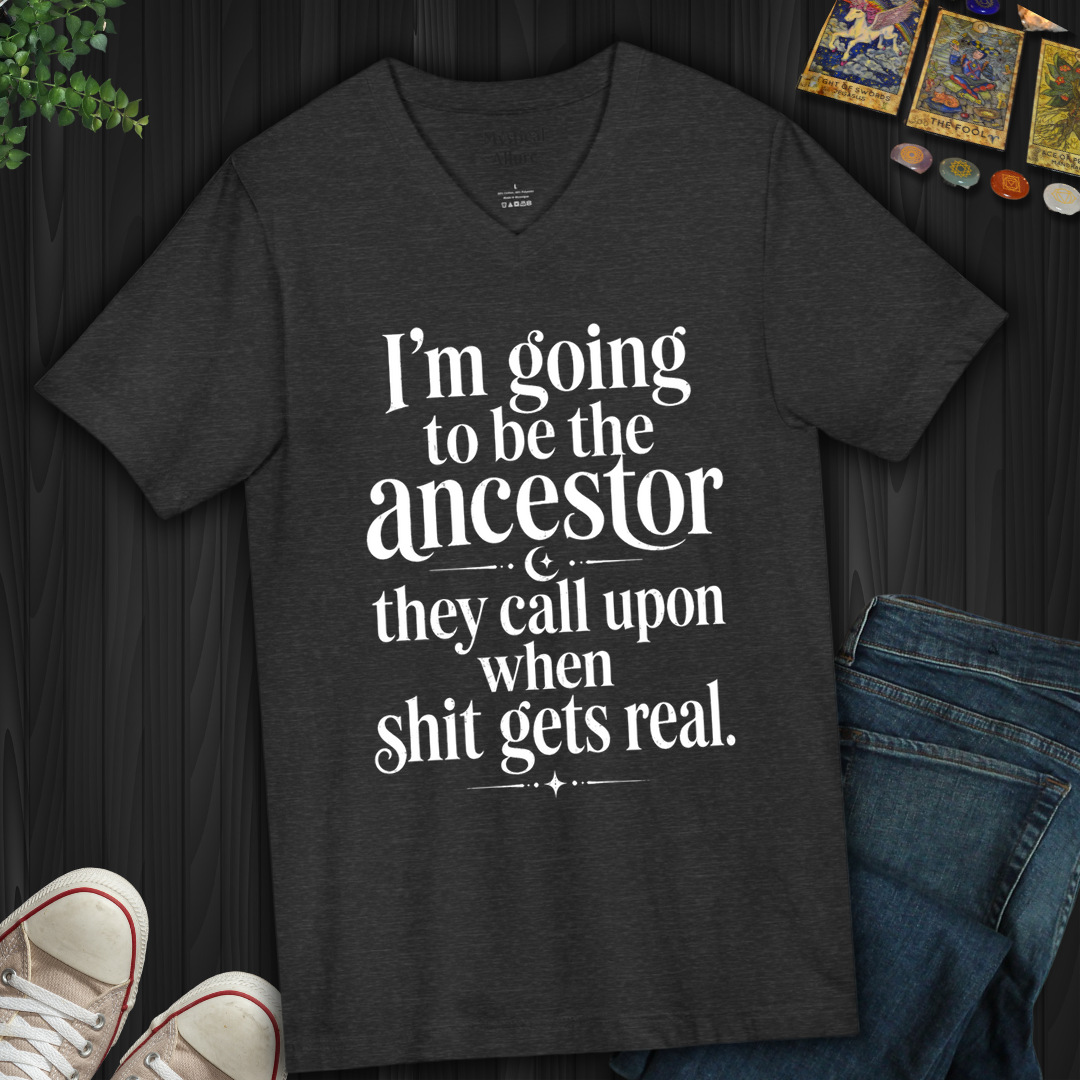 The Ancestor They Call Upon- V-Neck